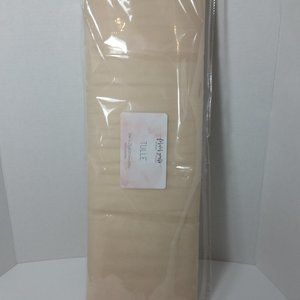 2 Cream Tulle 54 inches x 25 Yards